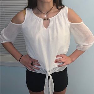 Cold shoulder top